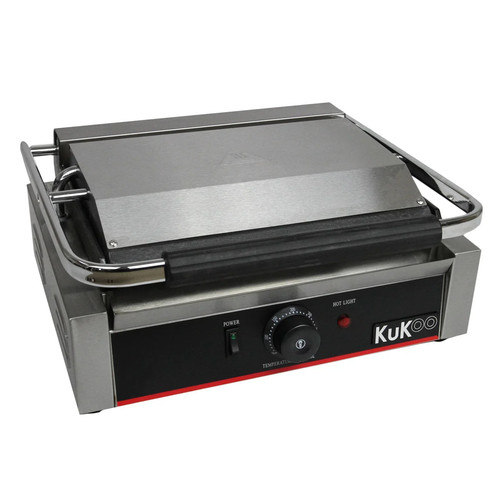 Kukoo grooved panini press - grooved,