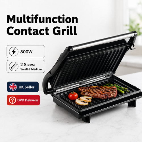 800w electric contact grill - 800w,