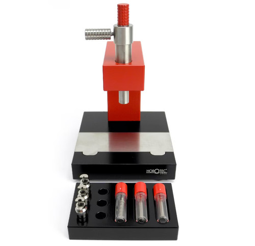 Watch hand removing tool press - removing,